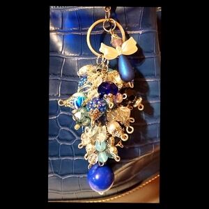 #L❤️VE HANDMADE. Purse Charm. 👜002BLUE